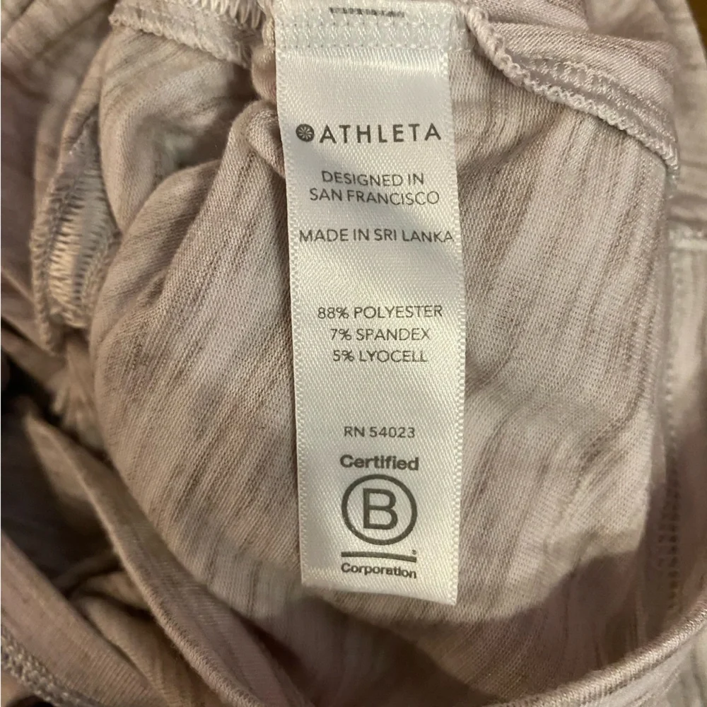 Athleta Essence Spacedye Twist Tank Top Heathered Gray Medium Women’s Workout
